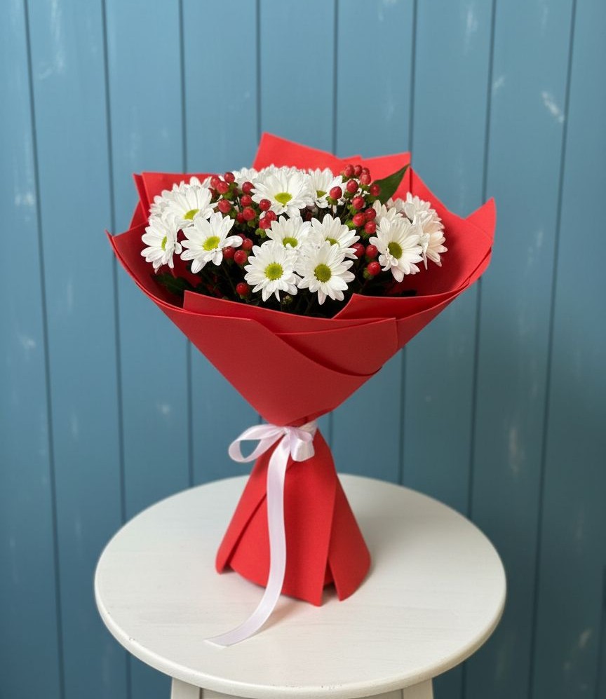 Букет цветов из: Хризантемы в Селижарово