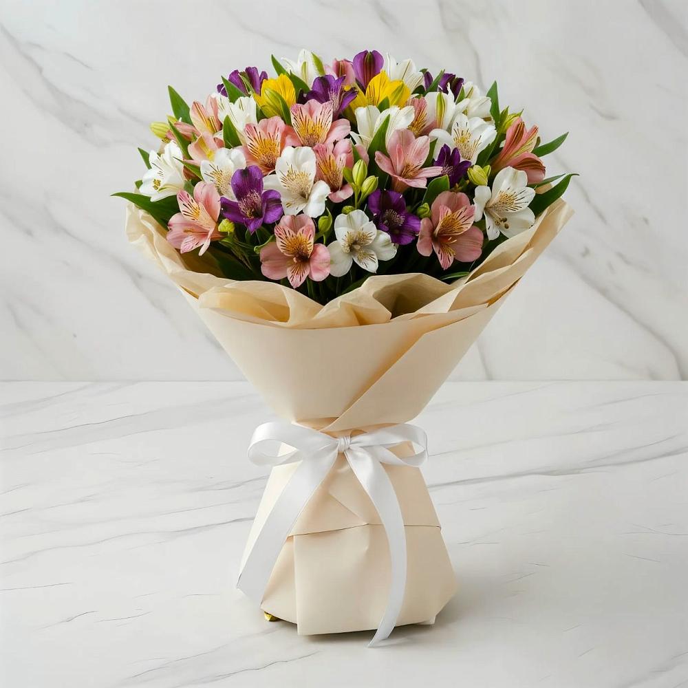 Букет цветов из: Альстромерии в Селижарово