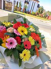 Букет цветов из:  Герберы #REPLACE_PRED# Селижарово