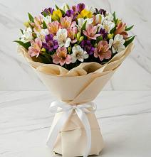 Букет цветов из:  Альстромерии в Селижарово