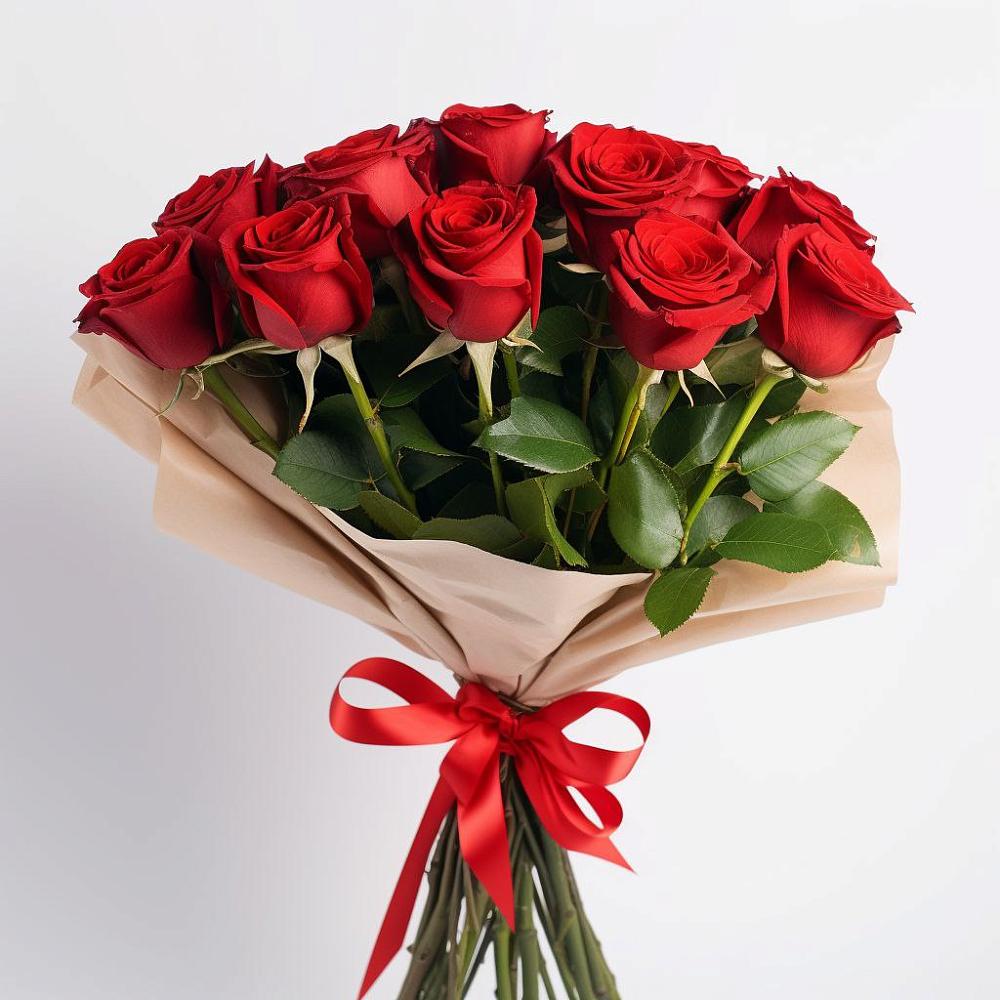 Букет 11 Красных роз Эдлесс Лав в Селижарово