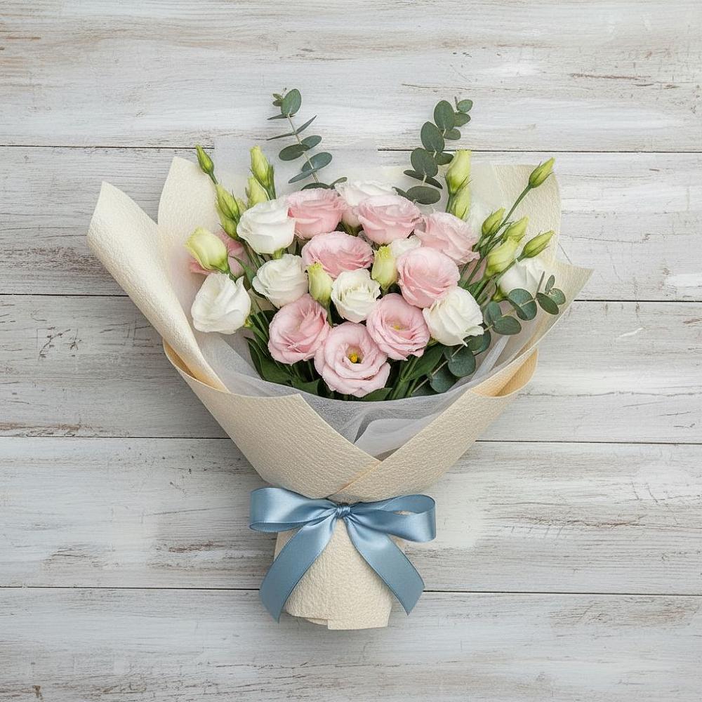 Букет цветов из: Лизиантусы в Селижарово